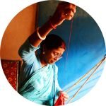 sewing in the ashram