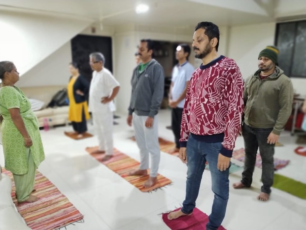 Sneha-teaches-exercises