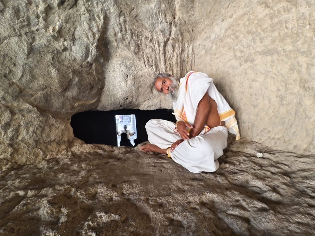 Swamiji cave looking