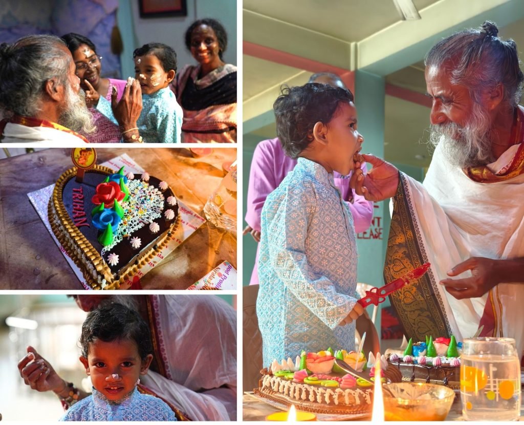 Trihan 3 years birthday ashram