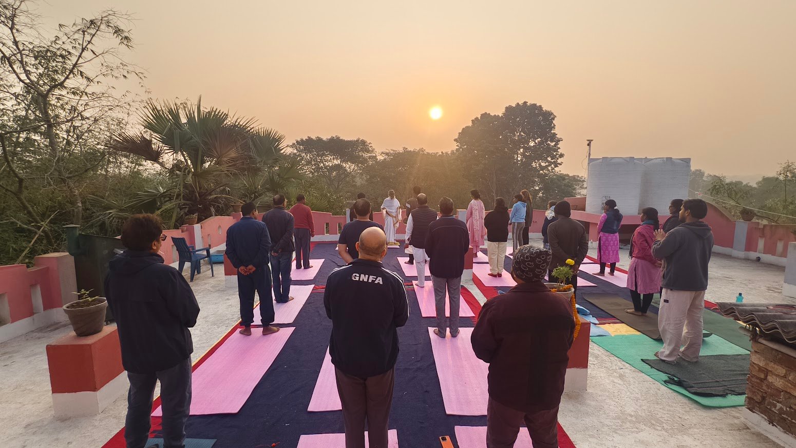 morning sun at UPC Sunyoga