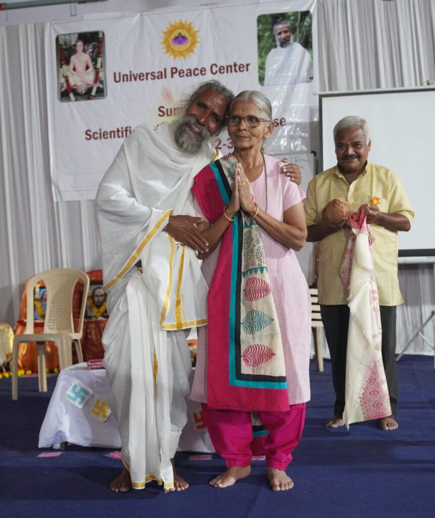Swamiji together with Madam Pethe